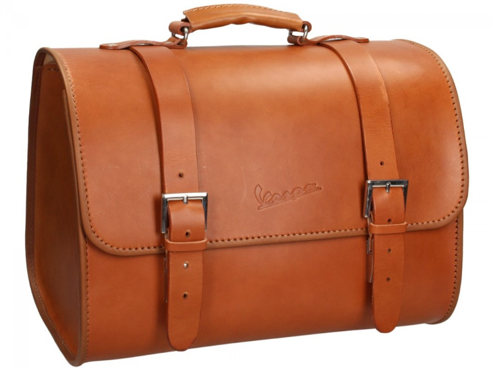 Borsa in pelle originale Vespa - marrone